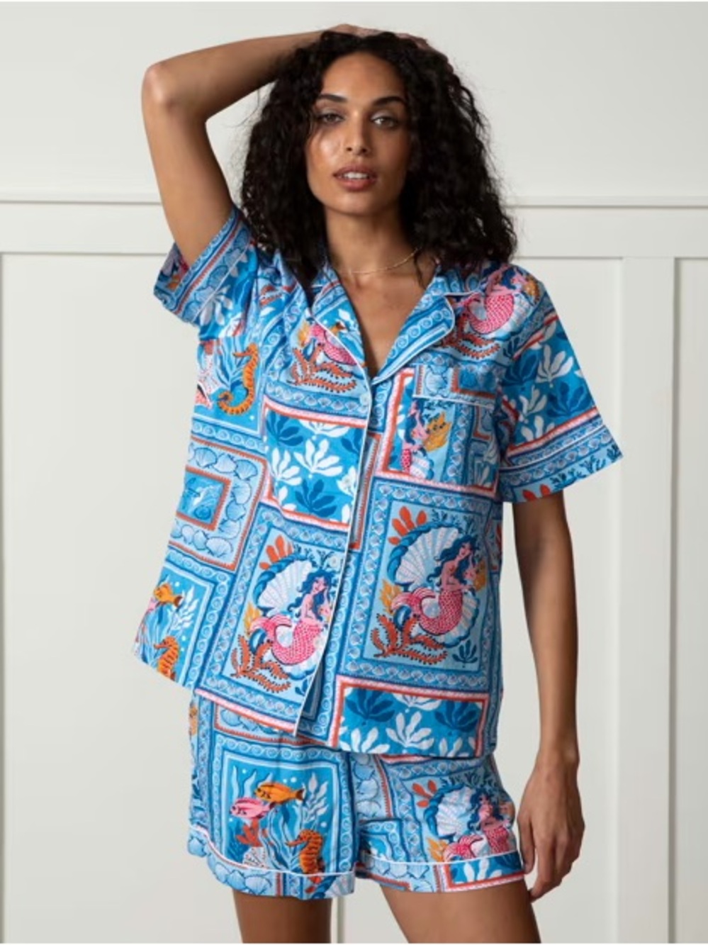 NWT Printfresh Tidal Tapestry Short Pajama Set